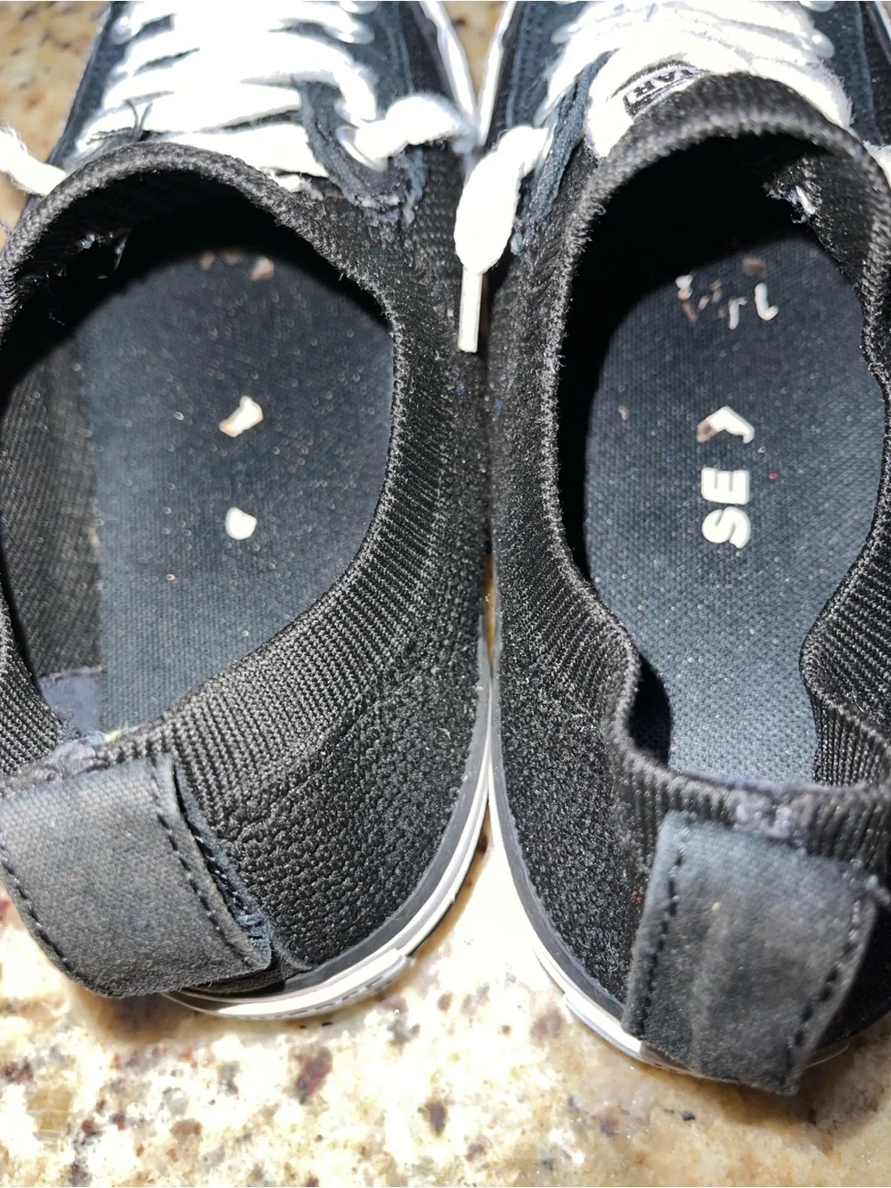 Converse Knit Black and White Low Top Sneakers